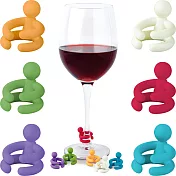 《GHIDINI》杯子標記組6入(擁抱)