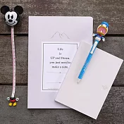 限定獨家[W2Design]進擊的學習生活組B5象牙筆記本+淺灰B6日誌本