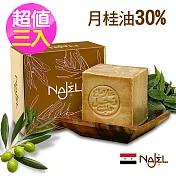 正宗敘利亞Najel月桂油30%阿勒坡手工古皂200g3入