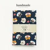 手剪布‧台灣印製(900mm*1100mm)【藍色小柴】