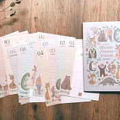 Wildlife 月計畫貼紙組