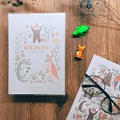 Wildlife 週計劃手帳套組 [藍] (含月計劃貼紙組
