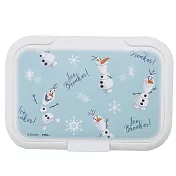 Marimo 日本製塑膠濕紙巾蓋 迪士尼 冰雪奇緣2 雪寶  雪花水藍