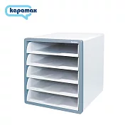【KAPAMAX】開放式文件櫃5層 薄荷藍 17500-MT