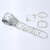 【bande】水性筆可寫貼紙膠帶 ‧古典框