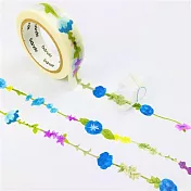 【bande】轉印式和紙膠帶 ‧藍花圈