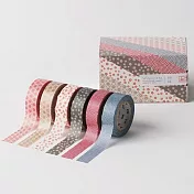 【日本mt和紙膠帶】WAMON和紋禮盒六入組 ‧麻梅鮫