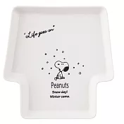 【日本YAMAKA】史努比季節粉彩陶瓷房屋平盤21cm ‧冬雪