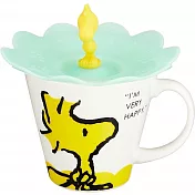 【日本YAMAKA】史努比陶瓷馬克杯(附矽膠杯蓋)340ml ‧糊塗塔克