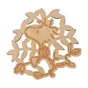 【日本YAMAKA】史努比天然木雕杯墊 ‧糊塗塔克