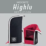 KOKUYO Neo Critz High雙層收納站立筆袋-黑紅
