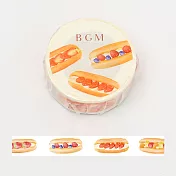 【BGM】和紙膠帶 經典Life系列 ‧熱狗麵包