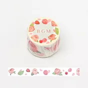 【BGM】和紙膠帶 經典寬版Life系列 ‧玫瑰莓果