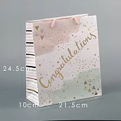 英國進口禮品袋/禮品包裝/情人節禮物/賀禮/賀卡/包裝袋(恭喜)
