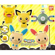 【日本正版授權】全套5款 精靈寶可夢 造型轉蛋 P6 扭蛋/轉蛋 環保蛋殼 神奇寶貝 446330