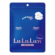 【2020改版】日本LuLuLun化妝水面膜7入-彈力滋潤藍
