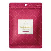 【2020改版】日本LuLuLun化妝水面膜7入-新濃密保濕(紅)