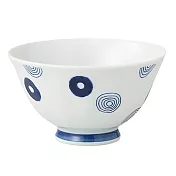 【西海陶器】波佐見燒面取輕量飯碗325ml ‧渦丸