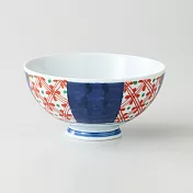【西海陶器】波佐見燒日本輕量飯碗300ml ‧染錦地紋