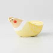 【西海陶器】彩釉小鳥醬料皿50ml ‧黃色拉拉