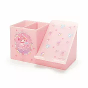 Sanrio 桌上型多功能收納盒 筆筒+手機架 美樂蒂 旋轉木馬 兔子粉