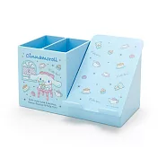 Sanrio 桌上型多功能收納盒 筆筒+手機架 大耳狗 熊熊玩偶水藍