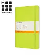 MOLESKINE 經典軟皮筆記本季節限定色 (L型) -橫線 檸檬綠