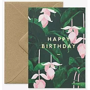 【AWS】MEDINILLA – HAPPY BIRTHDAY GOLD FOIL #生日卡#時尚系列#法國進口#1060