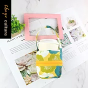 珠友 台灣花布飲料杯/寶特瓶兩用提袋/環保杯套/減塑行動/飲料杯提袋02
