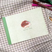 【Conifer綠的事務用品】25K柔伊插畫繪圖本刺蝟