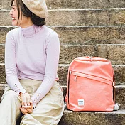 Hellolulu CASPAR休閒後背包-粉橘