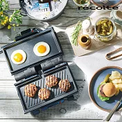 recolte日本麗克特 2Way Grill Amet 雙面煎烤盤經典藍