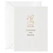 【Card Nest 】THANKS VERY MUCH  (mini) #萬用卡 #文字系列 #英國進口 #M1079