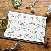 Hello Studio PET膠帶插畫家系列｜ 小狐狸散步Little Walk