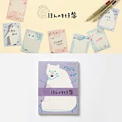 KOKUYO 真心一筆箋 迷你便條紙-北極熊