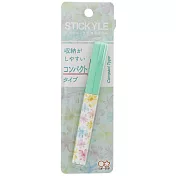 sun-star STICKYLE隨身迷你攜帶型筆型剪刀 春季花開系列 碎花 綠