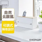 日本【YAMAZAKI】RIN雙向兩用面紙盒(白)