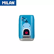 MILAN太空膠囊橡皮擦+削筆器_鯊客嘟嘟_ 海軍藍