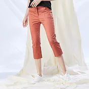 【ST.MALO】Supima褲管可調整式七分褲-1340WP-XL西草紅