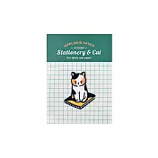 貓就是這樣用文具 燙貼繡片 素描本