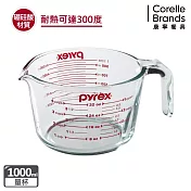 【美國康寧 Pyrex】單耳量杯1000ml