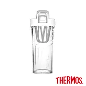 【THERMOS 膳魔師】彈蓋搖搖杯0.71L- 透明白(TP4086TS)