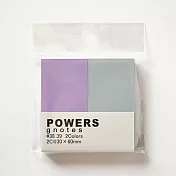 【Print Inform】日本上質便利貼二色30x60mm ‧紫灰