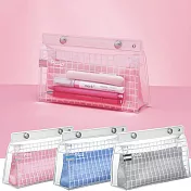 KOKUYO PiiiP小物雜貨透明收納筆袋-粉