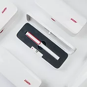 LAMY SAFARI 狩獵者系列 RED&WHITE 限量鋼珠筆禮盒(白桿紅夾)