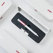 LAMY SAFARI 狩獵者系列 RED&WHITE 限量原子筆禮盒(白桿紅夾)