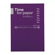 【Mark’s】Time for paper 筆記本B6 ‧ 紫色
