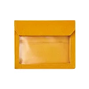 【KING JIM】FLATTY WORKS多用途收納袋黃色 A5 (5464-YELLO)