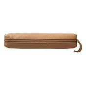 【Clairefontaine｜Leather Pencil Cases】原色_植鞣小羊皮革拉鍊軟袋 _小方形 _原色皮