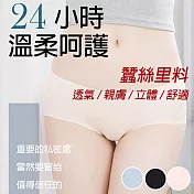 【JAR嚴選】一體成形蠶絲低腰無痕內褲(透氣 抗菌 涼爽親膚)XL水藍